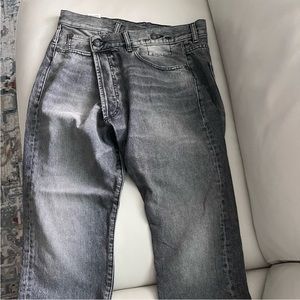 R13 Crossover Jeans in Leyton Black